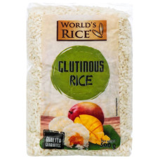Рис World's Rice Glutinous 500 г