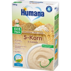 Каша 5 злаків Humana безмолочна органічна 200 г