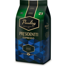 Кава зерно Presidentti Espresso Paulig 1 кг