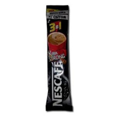 Напій кавовий Nescafe Extra Strong мікс 3 в 1 розчинний 13 гр