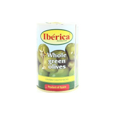 Оливки Iberica зелені з кісточкою 420 г