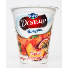 Йогурт Дольче з наповнювачем персик-маракуйя 3,2% 280 г