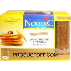 Хлібці Nordic багатозернові 100г