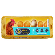 Яйця курячі С0 Злата Кладка 10 шт