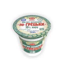 Йогурт Волошкове поле По-грецьки вершковий 10% ст 200г