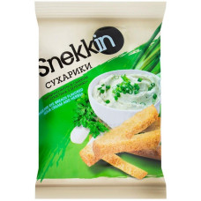 Сухарики зі смаком сметани із зелень Snekkin 70 г