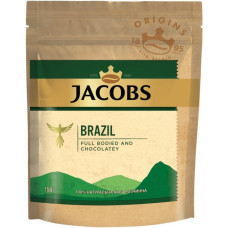 Кава розчинна Brazil 100% Арабіка Jacobs 150 гр