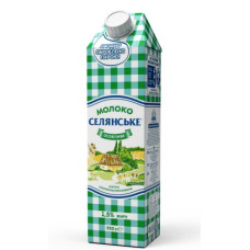 Молоко Селянське особливе ультрапастеризоване 1,5% 950 г