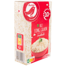 Рис довгозерний оброблений парою Auchan 500 г