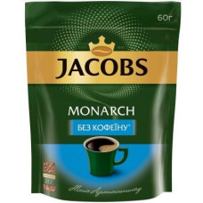 Кава розчинна Jacobs Monarch без кофеїну 60 гр