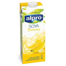Напій Соєво-Банановий збагачений кальцієм та вітамінами Alpro 1 л