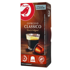 Кава Espresso Classico у капсулах Auchan 10 шт, 5,2 г